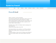 Tablet Screenshot of freecell.cz