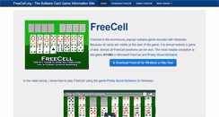 Desktop Screenshot of freecell.org